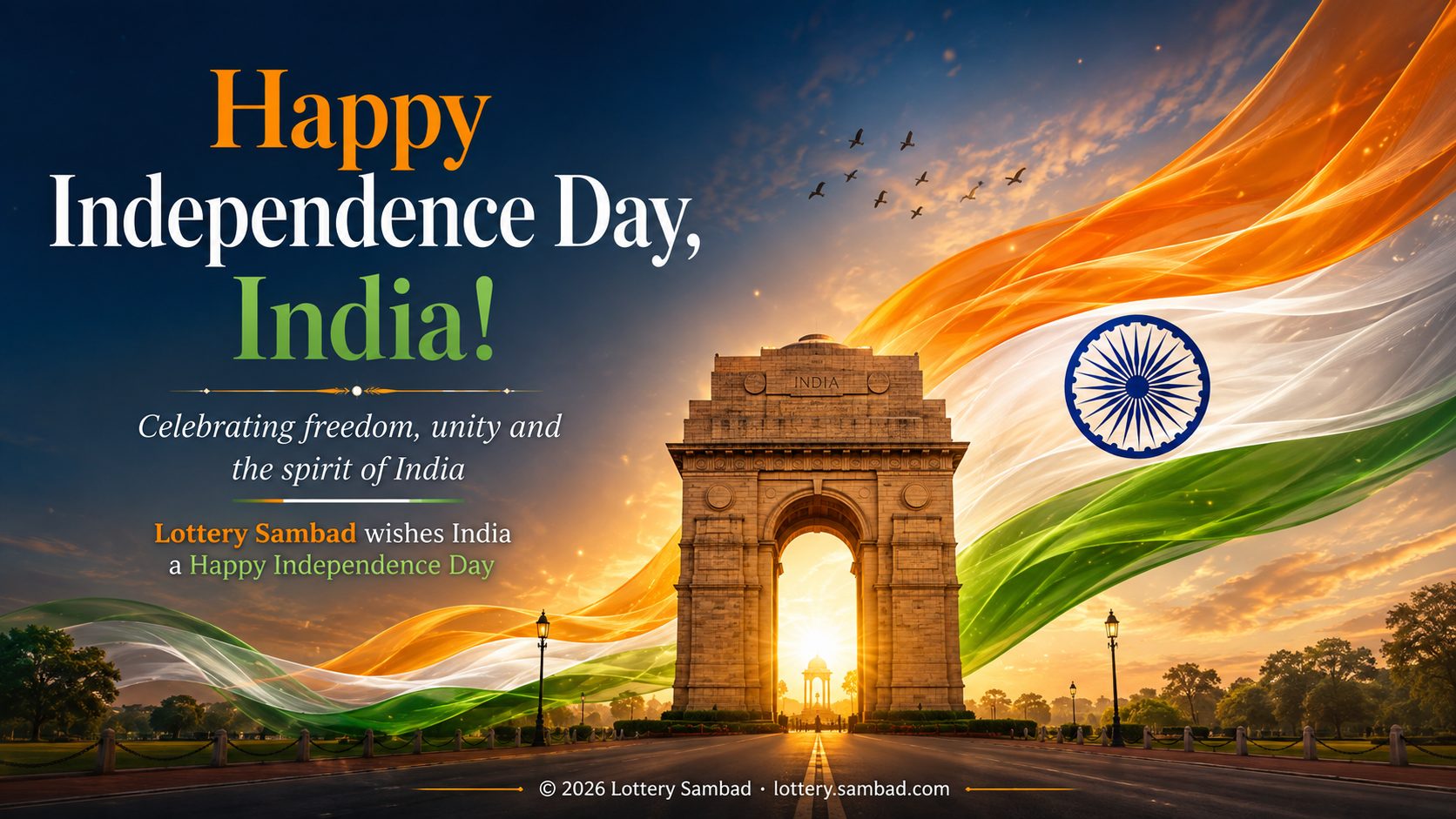 Happy Independence Day India - Dear Lottery